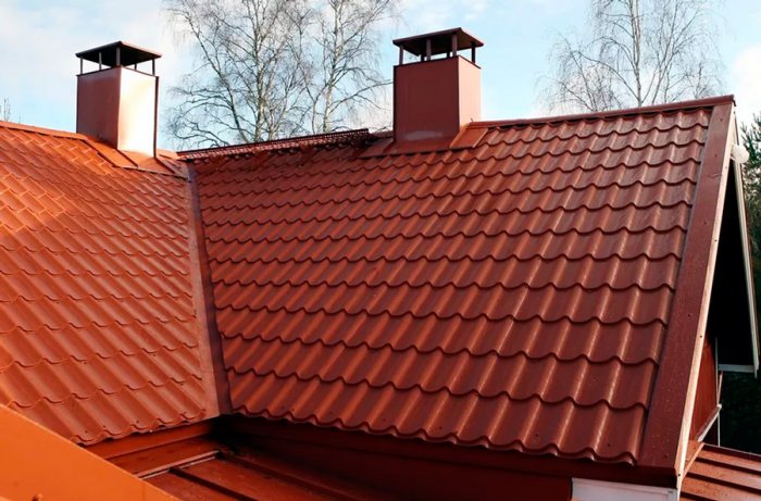 Параметры металлочерепицы для крыши 01