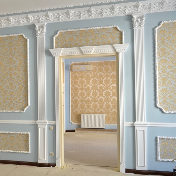 Популярность гипсовой лепнины в современном интерьере