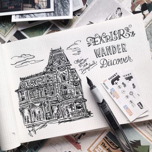 Что рисовать в скетчбуке если не умеешь рисовать. Travel-скетчинг