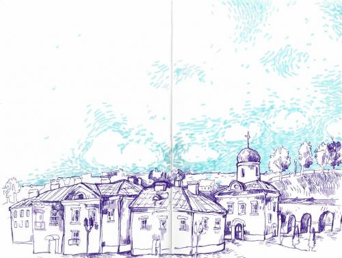 Что рисовать в скетчбуке если не умеешь рисовать. Travel-скетчинг