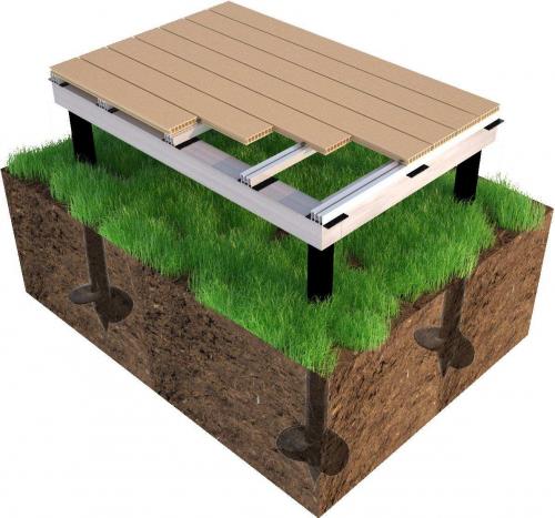 Балясины для террасы из дерева. Лестница на веранду