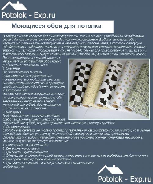 Как одному поклеить потолок обоями. Как выбрать обои для потолка