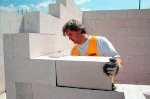 Веранда из блоков к дому своими руками. Кладка стен веранды из пеноблоков