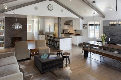 Балки на стенах в интерьере. Для каких стилей подходят потолочные балки?