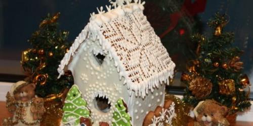 Новогодний Домик из картона своими руками схемы. Домик на Новый год 2019 своими руками