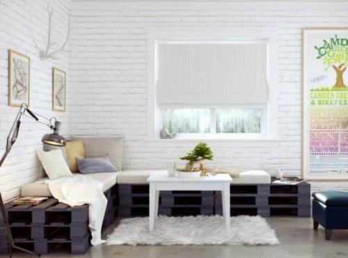 Комната под кирпич. Кирпичная стена