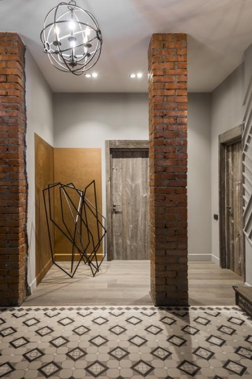 Как оформить столб в интерьере. Варианты отделки и материалы 08