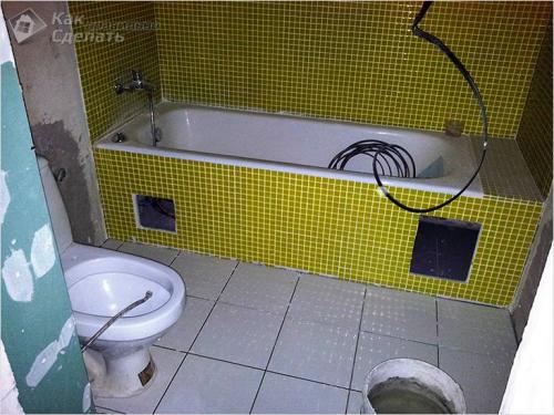 Объединить ванную комнату с туалетом и ванной. Последовательность перепланировки