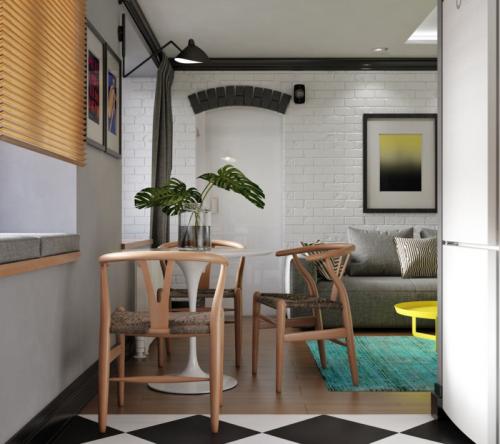 Стеклянная перегородка в хрущевке. Секреты перепланировки хрущевки