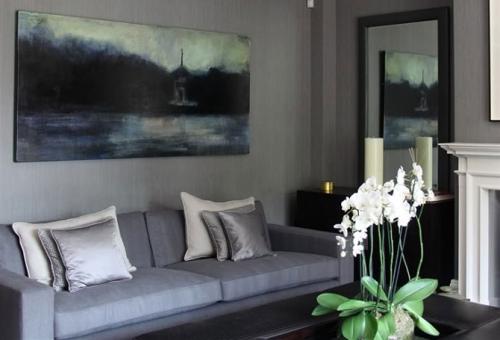 Орхидеи на стене в интерьере. Орхидеи в интерьере: элегантные и нежные