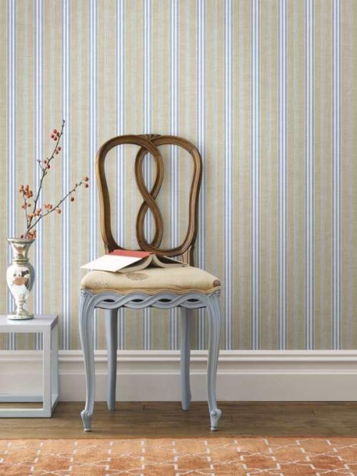 Как комбинировать обои в полоску и цветы. Обои в полоску: особенности применения в интерьере. 125 фото и видео, как правильно использовать полосатые обои