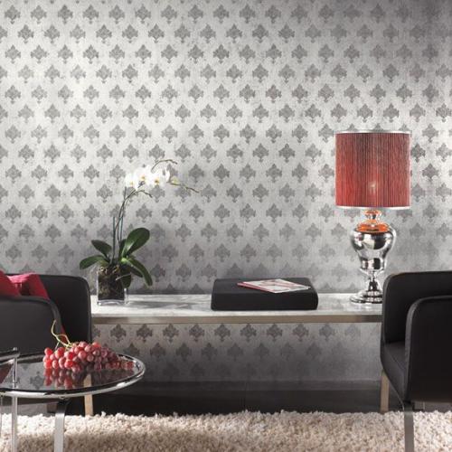 Серебристые обои в зале. Серебристые обои: стили, варианты оформления кухни, спальни, гостиной и детской