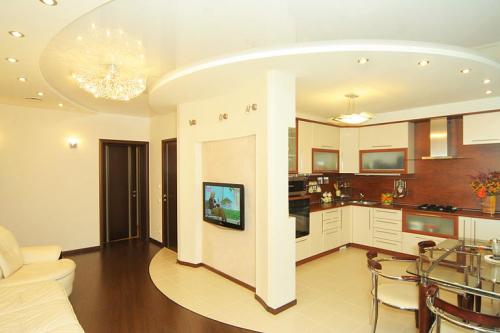 Студия гостиная и кухня 20 кв.м. Способы зонирования пространства