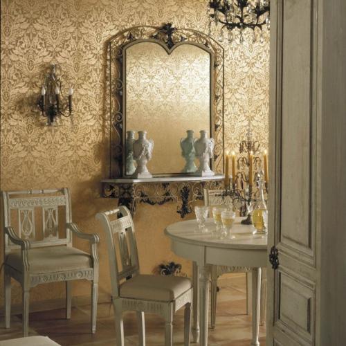 Обои металлик в интерьере. Металлизированные обои — 35 фото в интерьере