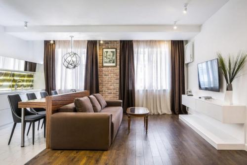 Студия гостиная и кухня 20 кв.м. Способы зонирования пространства