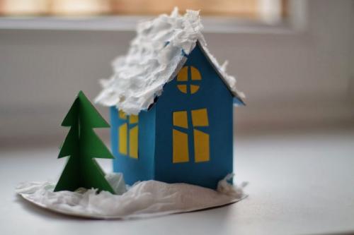 Детские поделки дома своими руками. Поделка домик для детей своими руками - интересные мастер-классы по созданию домиков из картона, бумаги, дерева 04