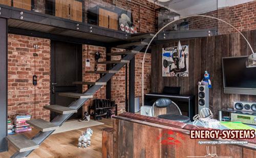 Индастриал стиль в интерьере. 60 Вдохновляющих квартир в индустриальном стиле 06