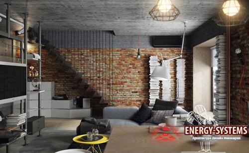 Индастриал стиль в интерьере. 60 Вдохновляющих квартир в индустриальном стиле 07