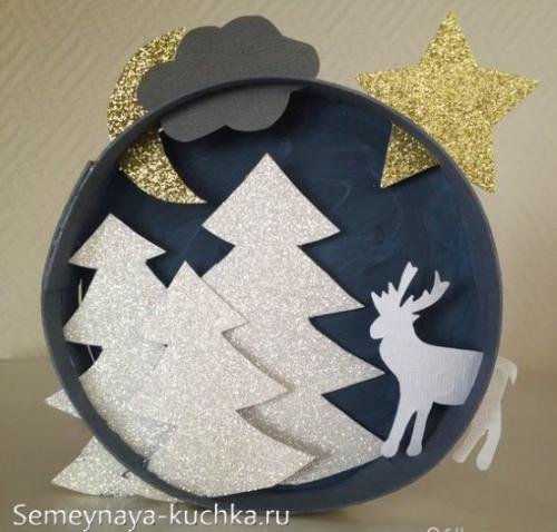 Поделки на Новый Год в детский сад. на выставку в садик.