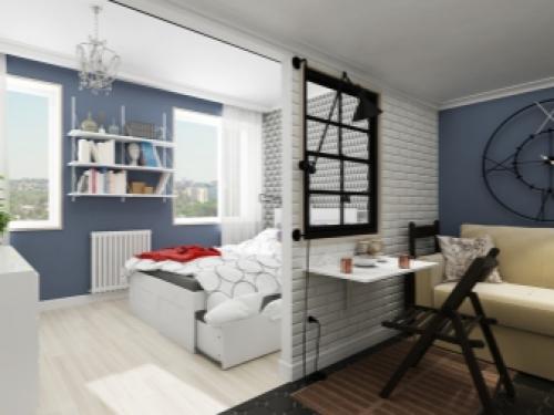 Отделка 1 комнатной квартиры. Особенности чистовой отделки однокомнатной квартиры 17