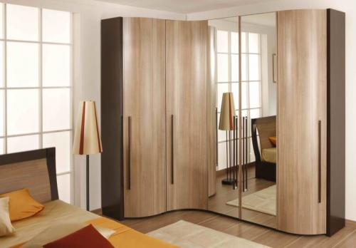 Дизайн углового шкафа купе. Основные функции углового шкафа