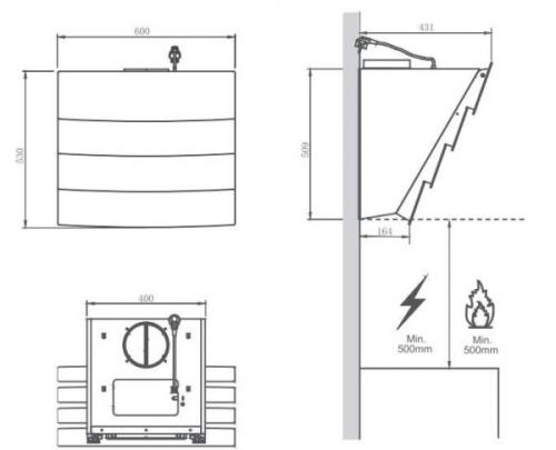 Вытяжки для кухни в интерьере кухни. Разновидности моделей и размеры