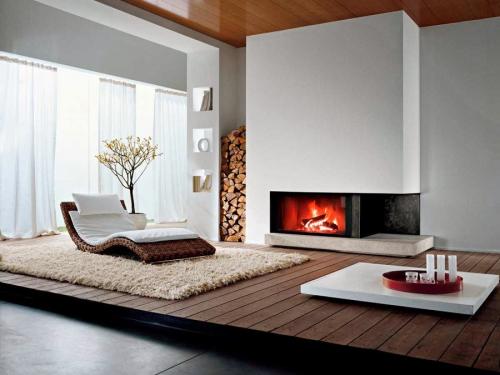 Дизайн гостиной в современном стиле. Камин в гостиной роскошь или необходимость