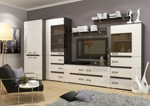 Стенка в гостиную белая. Критерии выбора