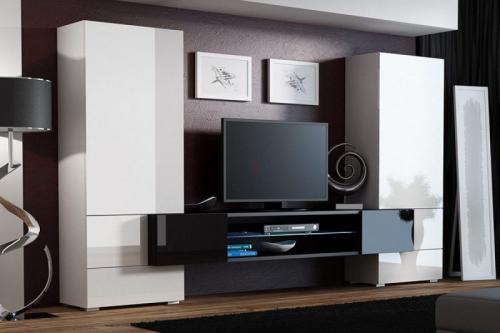 Стенка в гостиную белая. Критерии выбора