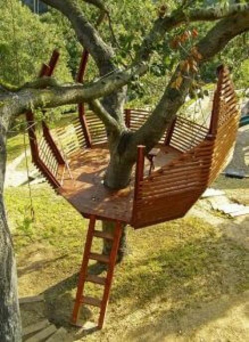 Дачный эксклюзив своими руками. Зона для игры и отдыха