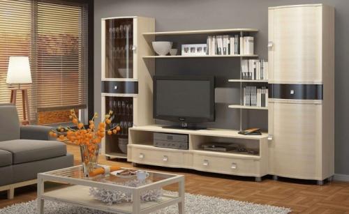 Стенки вместительные для гостиной. Преимущества и недостатки 02