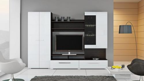 Стенка в гостиную белая. Критерии выбора