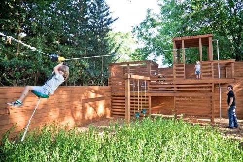 Дачный эксклюзив своими руками. Зона для игры и отдыха