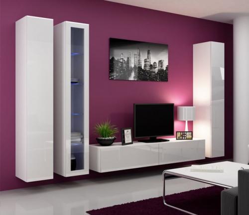 Современные гостиные стенки стильные красивые. Виды стенок для гостиной 05