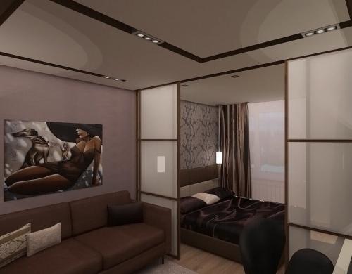 Как объединить спальню и гостиную. Как совместить гостиную со спальней?