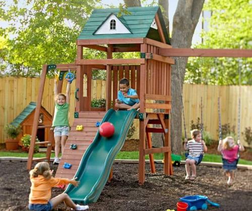 Дачный эксклюзив своими руками. Зона для игры и отдыха