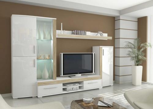 Стенка в гостиную белая. Критерии выбора