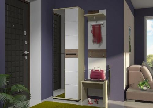 Прихожие в коридор встроенные. Грамотный дизайн в тесной обстановке 03