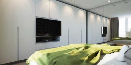 Дизайн маленькой спальни 2019. Дизайн в стиле минимализм