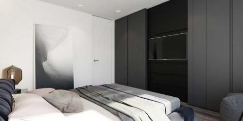 Дизайн маленькой спальни 2019. Дизайн в стиле минимализм