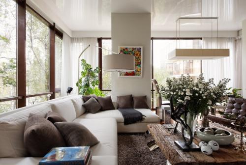 Гостиная кабинет зонирование. Зонирование гостиной – методы и дизайнерские секреты современного обустройства помещений (110 фото)