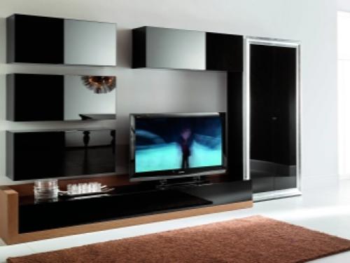 Современные стенки в гостиную. Классификация по назначению 04