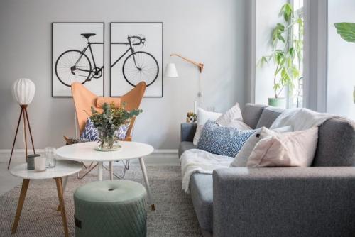 Гостиная в белых тонах. Что дает белый цвет в гостиной 25