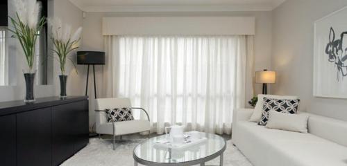 Шторы из органзы на кухню. Модели штор 07