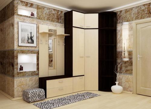 Дизайн узкого коридора прихожей. Планировка и зонирование