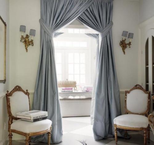 Как оформить дверной проем без двери шторами. Материал