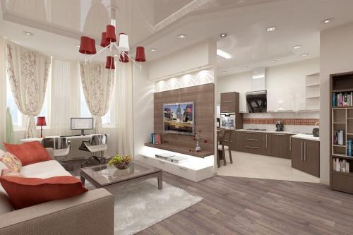 Как оформить гостиную в современном стиле. Стиль 16