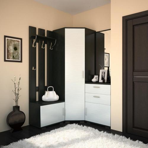 Прихожая угловая. Угловая прихожая – обзор лучших вариантов оформления прихожей стильным интерьером (85 фото)