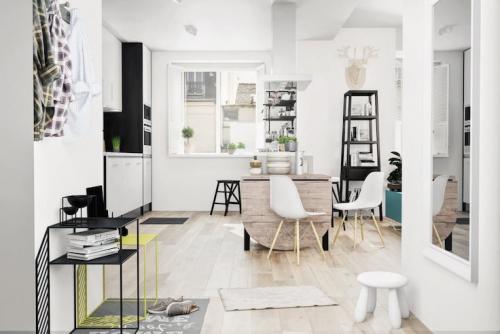 Дизайн квартиры студии. Цветовые решения маленькой квартиры