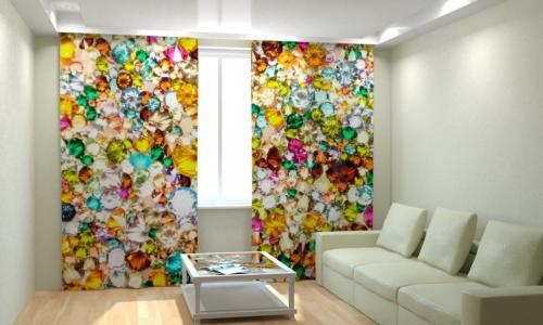 Дизайн штор для гостиной в современном стиле. Штора, как элемент дизайна помещения